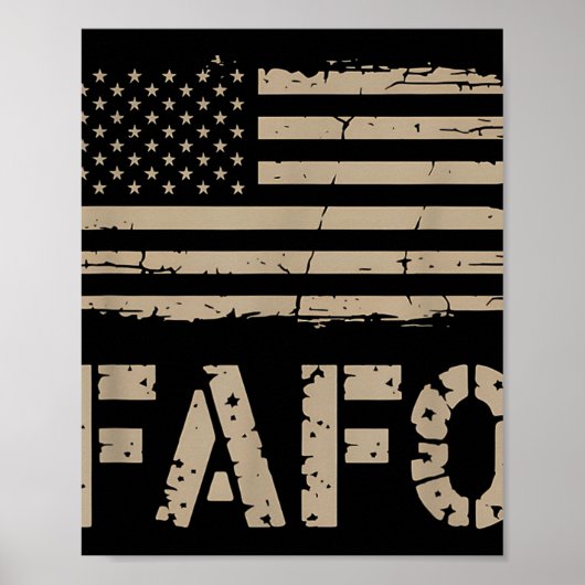 Fafo-vlag Poster (Voorkant)