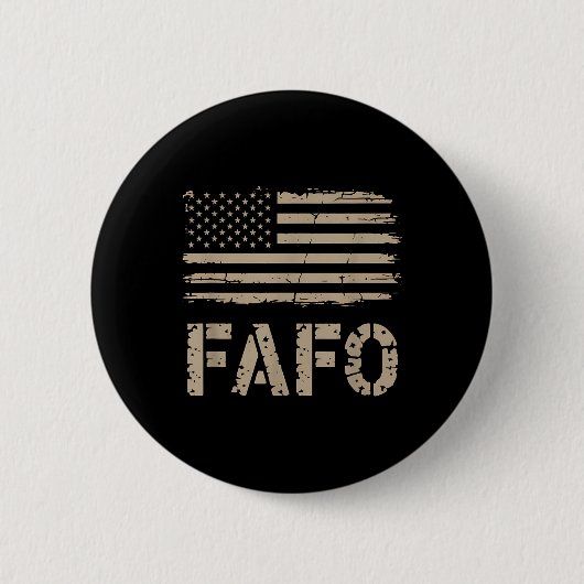 Fafo-vlag Ronde Button 5,7 Cm (Voorkant)