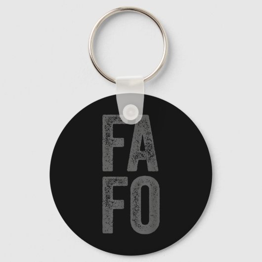 FAFO voor in de buurt Sleutelhanger (Voorkant)