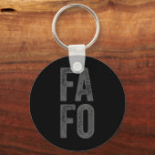 FAFO voor in de buurt Sleutelhanger (Voorkant)