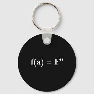 Fafo Wiskunde Vergelijking Grappige nieuwigheid Wi Sleutelhanger