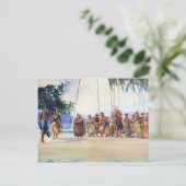 "Fagaloa Bay, Samoa, 1890" - John LaFarge Briefkaa Briefkaart (Staand voorkant)