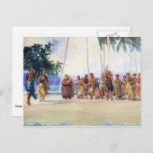 "Fagaloa Bay, Samoa, 1890" - John LaFarge Briefkaa Briefkaart (Voorkant / Achterkant)