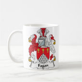 Fagan Family Crest Koffiemok (Links)