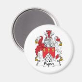 Fagan Family Crest Magneet (Voorkant / Achterkant)