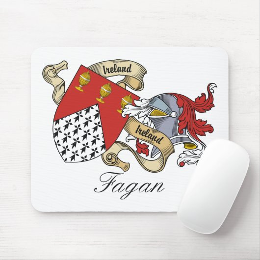 Fagan Family Crest Muismat (Met muis)