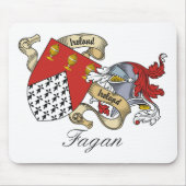 Fagan Family Crest Muismat (Voorkant)