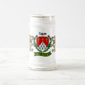 Fagan Irish Shield Gepersonaliseerde Bier Stein Bierpul (Center)