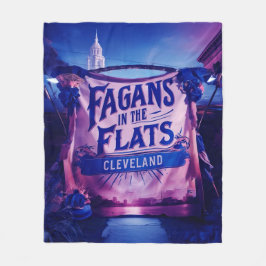 Fagans In The Flats Cleveland, Ohio Fleece Deken