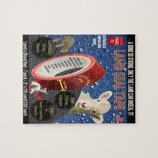 Fagee Lamb Seal Tape Puzzle Legpuzzel (Horizontaal)