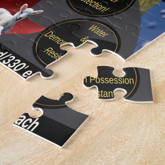 Fagee Lamb Seal Tape Puzzle Legpuzzel (Zijkant)