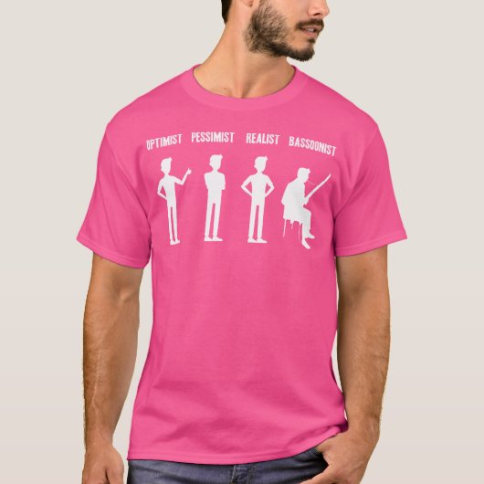 Fagot Fagottist Fagotspeler Orkest Fagot T-shirt (Voorkant)