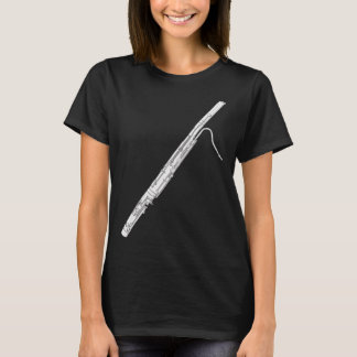 fagot instrument grafisch voor mannen vrouwen kind t-shirt