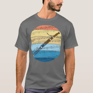 Fagot muzieknotatie fagottist Woodwind Musicia T-shirt