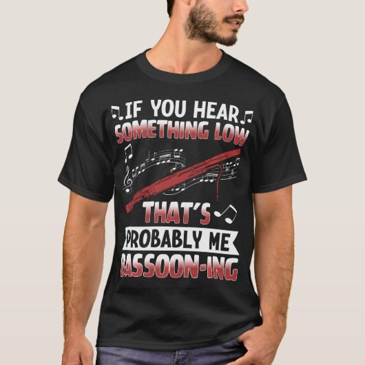Fagottist Muziekorde Fagot T-shirt (Voorkant)