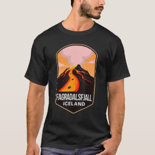 Fagradalsfjall 2022 Mountain Volcano geërupteerde  T-shirt