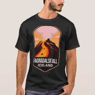 Fagradalsfjall 2022 Mountain Volcano geërupteerde  T-shirt