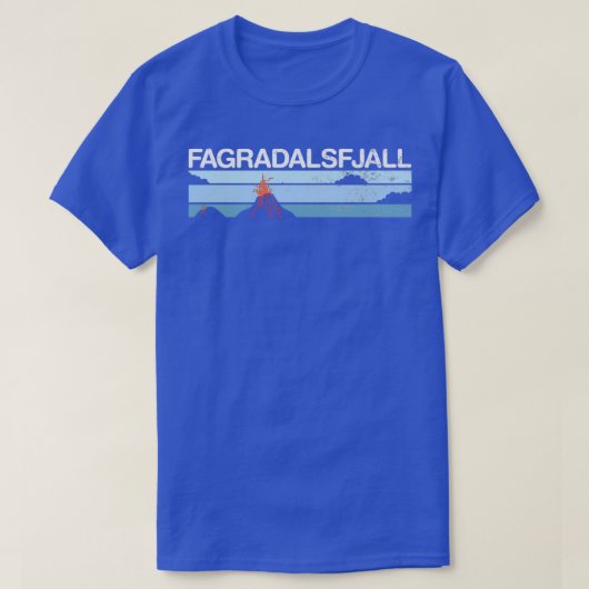 Fagradalsfjall ijsland t-shirt (Design voorkant)