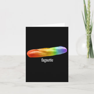 Faguette Hot Dog Grappig Voor Mannen Vrouwen Kaart