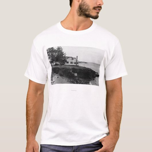 Fahlen's Hope Island Caf � op de San Juan-eilanden T-shirt (Voorkant)
