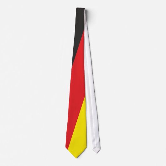 Fahne Flagge flag Deutschland Germany Stropdas (Voorkant)