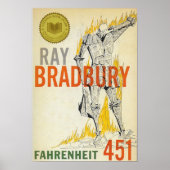 Fahrenheit 451 Ray Bradbury Poster (Voorkant)