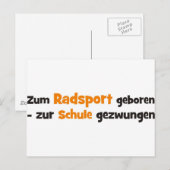 Fahrrad Briefkaart (Voorkant / Achterkant)