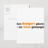 Fahrrad Briefkaart (Voorkant / Achterkant)