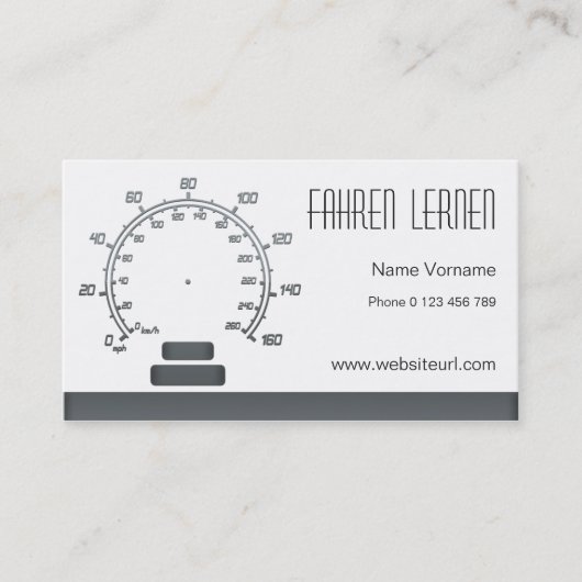 fahrschule visitekaartje (Voorkant)