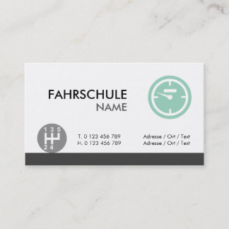 fahrschule visitekaartje