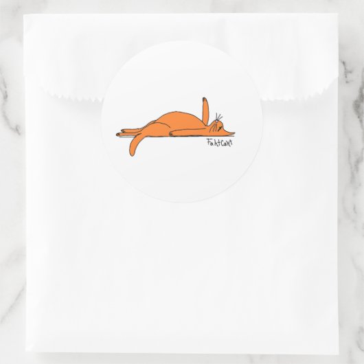 FahtCaht Originele sticker (Tas)