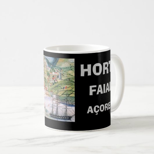 FAIAL* Horta Historische Mok (Voorkant rechts)