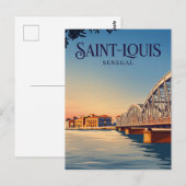 Faidherbe Brug Senegal Briefkaart (Voorkant / Achterkant)