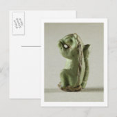 Faience squirrel, Harappa, 2300-1750 BC Briefkaart (Voorkant / Achterkant)