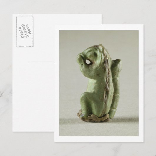 Faience squirrel, Harappa, 2300-1750 BC Briefkaart (Voorkant / Achterkant)