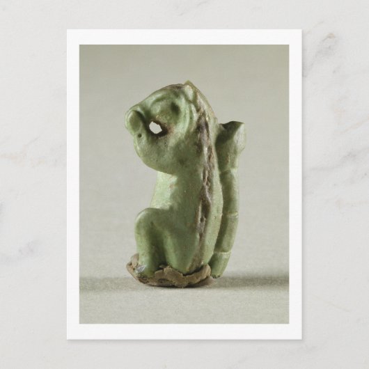 Faience squirrel, Harappa, 2300-1750 BC Briefkaart (Voorkant)