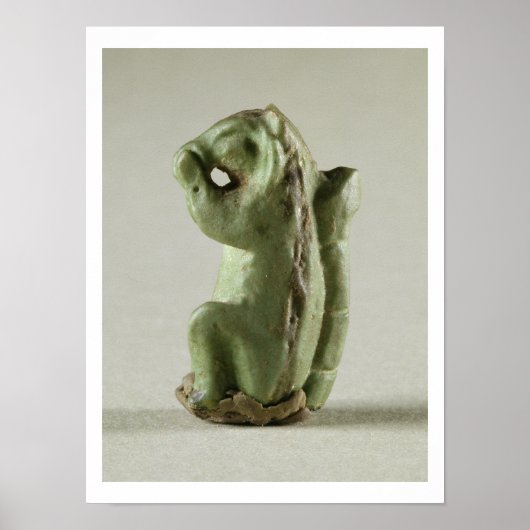 Faience squirrel, Harappa, 2300-1750 BC Poster (Voorkant)