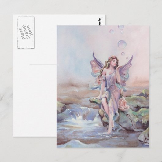 FAIERIE BUBBLES DOOR SHARON SHARPE BRIEFKAART (Voorkant / Achterkant)