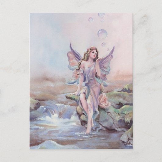 FAIERIE BUBBLES DOOR SHARON SHARPE BRIEFKAART (Voorkant)