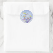 FAIERIES BUBBELBAD VAN SHARON SHARPE RONDE STICKER (Tas)
