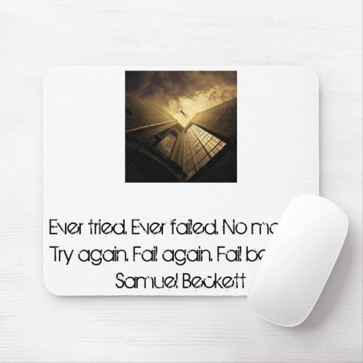 Fail beter. muismat (Met muis)