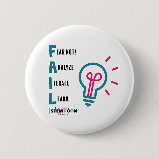 FAIL-Button Ronde Button 5,7 Cm (Voorkant)