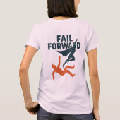 Fail Forward-ontwerp T-shirt (Achterkant)