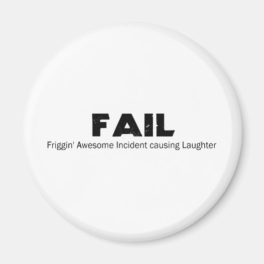 FAIL: Geweldige incident opschudden wat lachen ver Magneet (Voorkant)