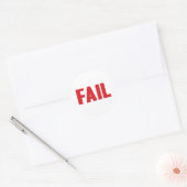 Fail-sticker Ronde Sticker (Envelop)