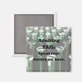 Fail toevoegen: Verhuurgeld op bier. magnet (Voorkant / Achterkant)