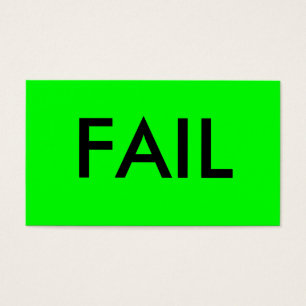FAIL VISITEKAARTJES