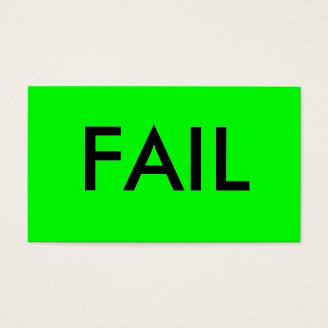 FAIL VISITEKAARTJES (Voorkant)