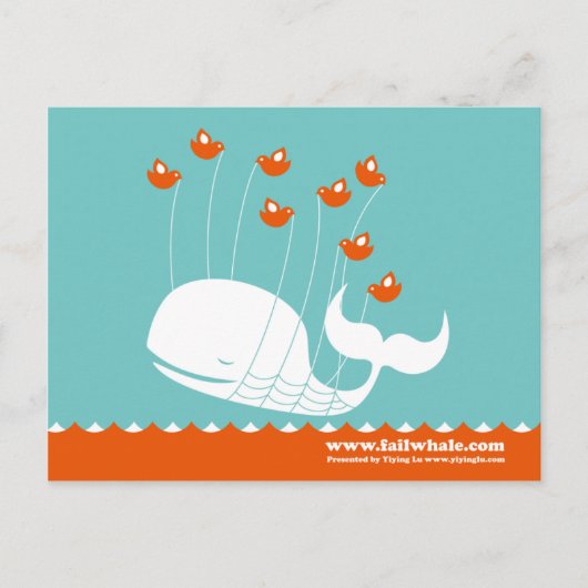 Fail Whale Post Kaart (Voorkant)