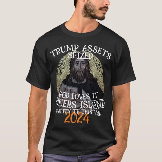 FAILLIET TRUMP ALS REALITY TV 2024 T-SHIRT (Voorkant)